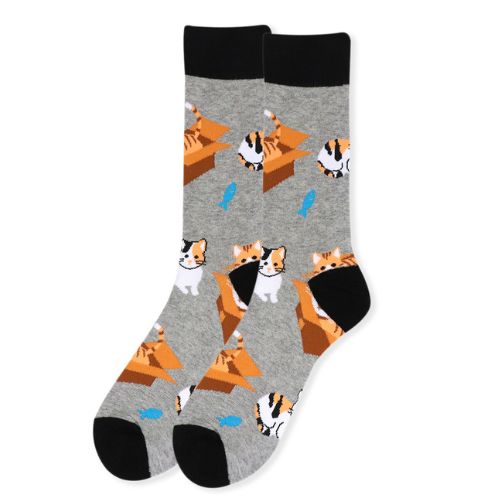 Free  Cats Being Cats Comfy Socks With $195+ Orders
